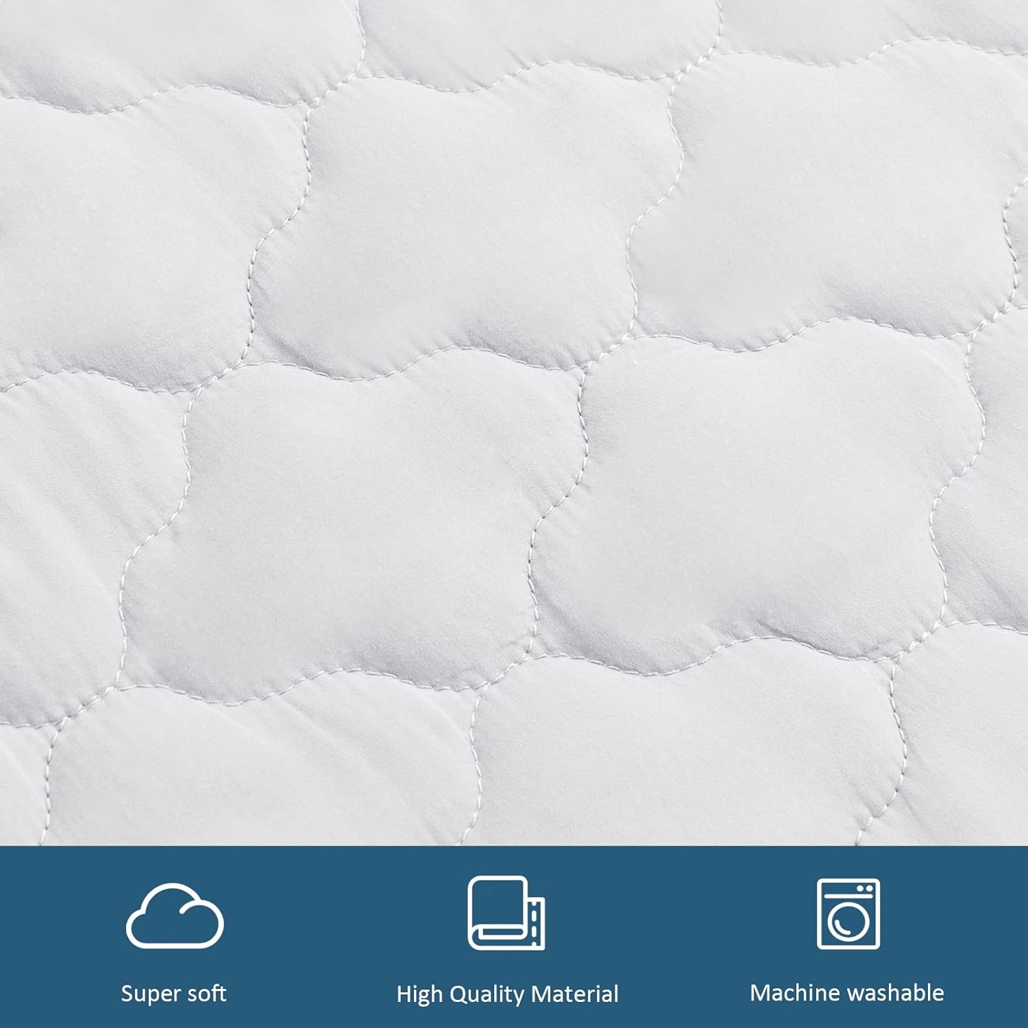 2-Piece Waterproof Massage Table Sheet Set, Extra Soft, Cushy, for Massage Tables, Includes Massage Fitted Sheet and Face Rest Cover, White