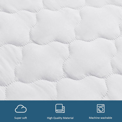 2-Piece Waterproof Massage Table Sheet Set, Extra Soft, Cushy, for Massage Tables, Includes Massage Fitted Sheet and Face Rest Cover, White