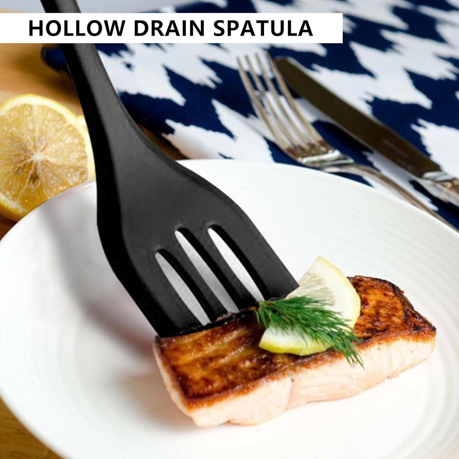 4 Pack Silicone Spatula and Grilling Tongs Kitchen Utensils with Silicone Brush Heat Resistant Bpa-Free Rubber Spatula for Scraping, Baking, Cooking, Mixing-Black