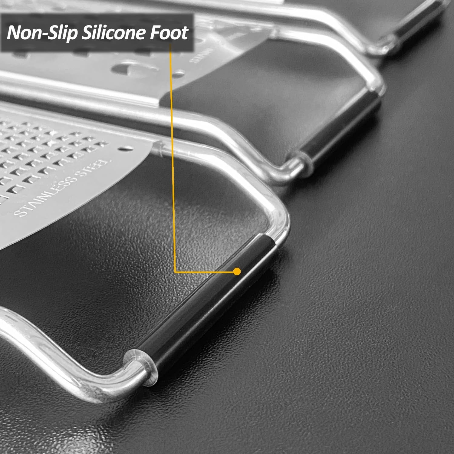 Professional Zester Grater Extra Coarse for Potato, Zucchini, Carrot, Apple, Cabbage and Cheese, Kitchen Grater with Razor-Sharp Stainless Steel Blade (Extra Coarse)