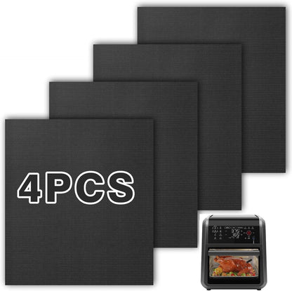 4 Pack for CHEFMAN 12Qt Air Fryer Liners, Heat Resistant Baking Mat for Air Fryer Accessories