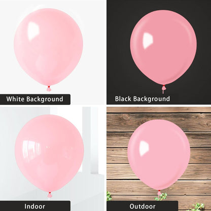 Pastel Pink Balloons 145 Pcs Light Pink Brthday Decorations Different Sizes of 18 12 10 5 Inch Baby Pink Balloons for Gender Reveal Balloons Garland Balloon Arch as Birthday Party Decorations