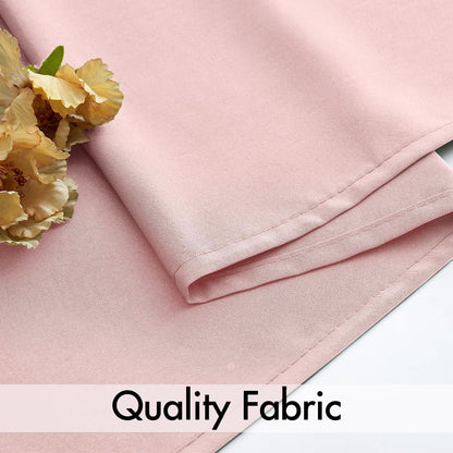 Baby Pink Privacy Sheer Curtains That Let Light in 84 Inches Long Non-See-Through Semi Sheer Curtain Light Filtering Window Curtains Drapes for Living Room Bedroom 2 Panels Set