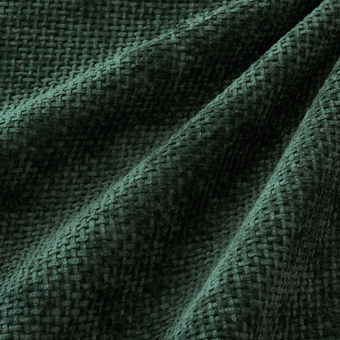 Christmas Green Pack of 4 Couch Throw Pillow Covers 18X18 Inch Soft Decorative Chenille Pillow Covers Farmhouse Accent Cushion Covers for Boho Home Decor Sofa Bedroom Living Room