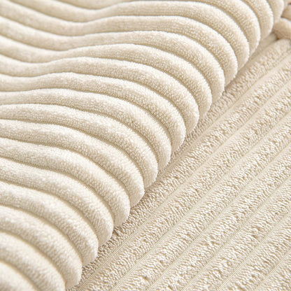 Beige Throw Pillow Covers 18X18 Inch 4 Packs Soft Boho Decorative Pillow Cases Accent Farmhouse Corduroy Patchwork Cushion Cases with Invisible Zipper for Couch Sofa Bed Home Decor