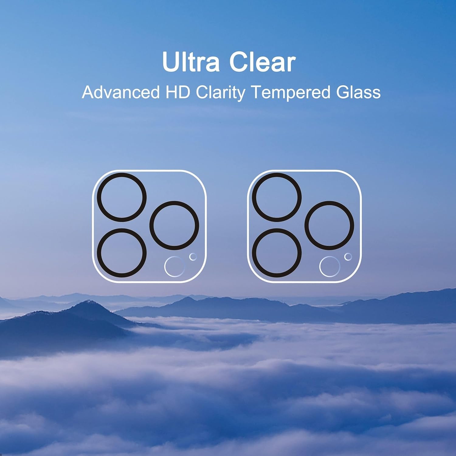 Camera Lens Protector for Iphone 13 Pro 6.1" ＆ Iphone 13 Pro Max 6.7", Apple Watch Series 6 SE Series 5 Series 4 [40Mm] Screen Protector,Hard PC Case [2 Pack][Clear]