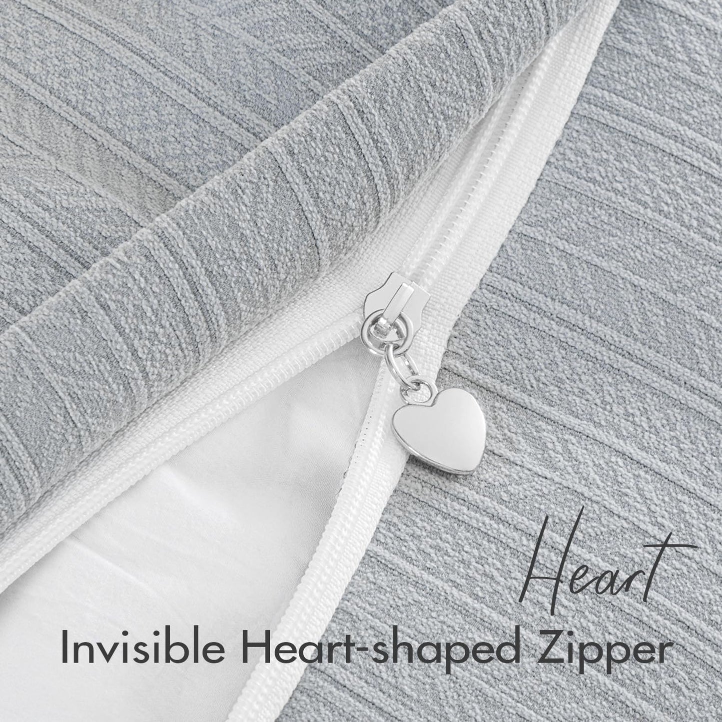 20X20 Inch Aqua Blue Decorative Couch Pillow Covers Set of 2 Chenille Throw Pillow Covers Coastal Farmhouse Cushion Cases with Elegant Design for Home Decor Sofa Bedroom Living Room