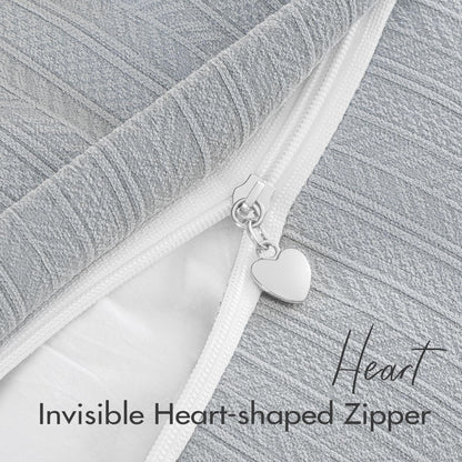 20X20 Inch Aqua Blue Decorative Couch Pillow Covers Set of 2 Chenille Throw Pillow Covers Coastal Farmhouse Cushion Cases with Elegant Design for Home Decor Sofa Bedroom Living Room