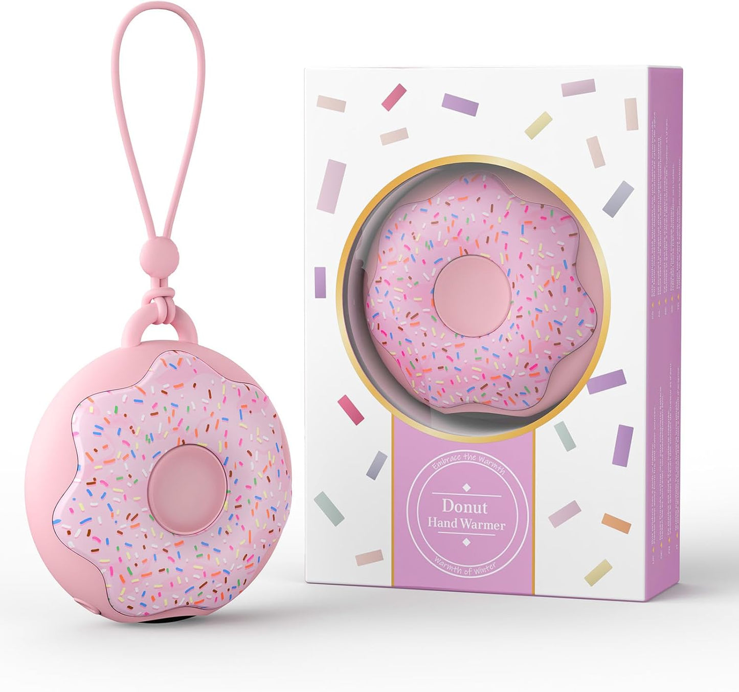 Hand Warmer Rechargeable,  Portable Heater, 3 Heat Settings, 4000Mah Reusable Portable Pocket Heater,Double-Sided Hot Hands for Raynaud'S, Golf,Hunting, Stocking Stuffers