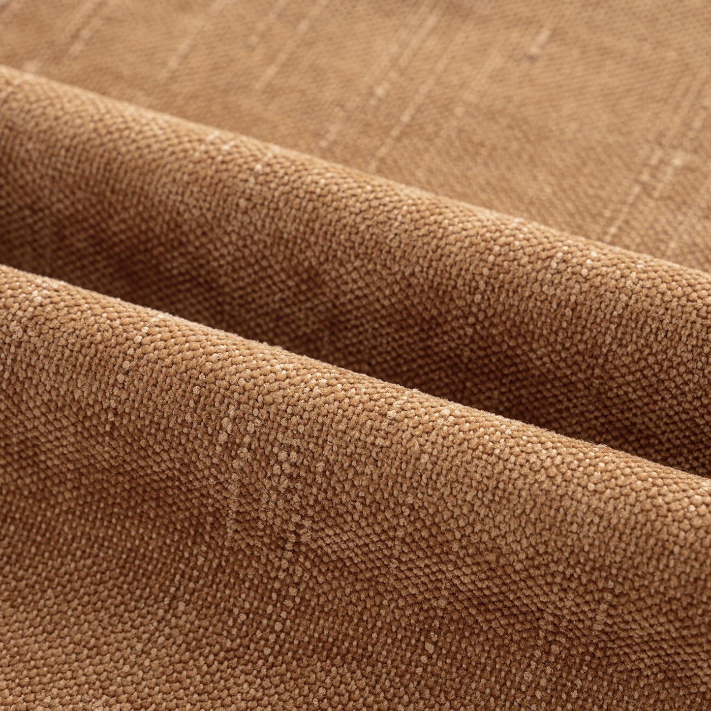 Pack of 2 Decorative Throw Pillow Covers Soft Chenille Throw Pillows Solid Neutral Farmhouse Textured Cushion Covers for Couch Sofa Bedroom Living Room 18X18 Inch, Brown