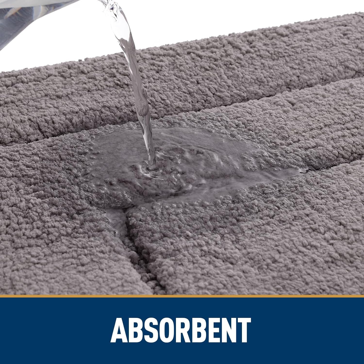 Dog Door Mat 2 Piece Set, Frame Design Dog Door Mat (Grey 30X20) and Frame Design Dog Door Mat (Black 30X20)