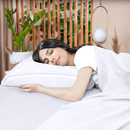 Flat Sheet - 1 Pack (Twin, White) - Soft Brushed Microfiber Fabric - Shrinkage & Fade Resistant Top Sheet - Easy Care Bed Sheet