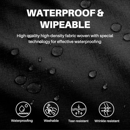 Textured Linen Table Cloth for Rectangle Table - Waterproof Fabric Tablecloth Rectangular Wrinkle Free Wipeable Dining Cover for Wedding/Birthday/Party Decor, 52 X 70 Inch