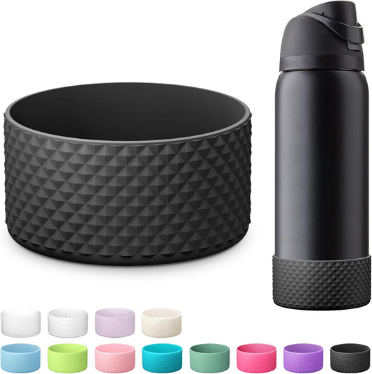 Silicone Boot for Owala Water Bottle 24 Oz 32 Oz 40 Oz, Anti-Slip Protective Sleeve for Freesip/Twist/Flip Stainless Steel Water Bottles Accessories
