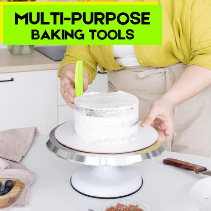 Hard Bench Scraper Dough Scraper -  5.31X3.64'' BPA Free PP Plastic Pastry Bread Baking Making Tools, Cake Bowl Pastry Baking Supplies Cake Dough Fondant Icing Smoother, Green+Pink+White