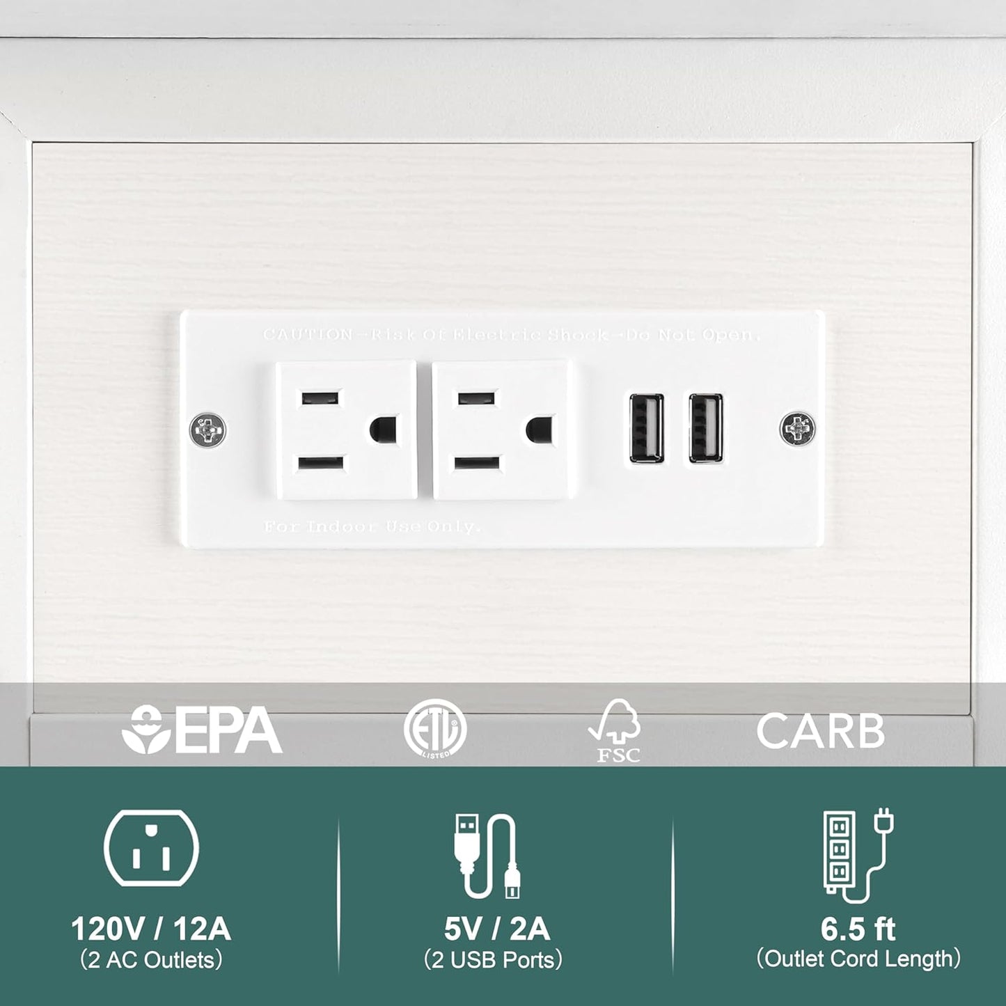 End Table with Charging Station, Flip Top Side Table with USB Ports and Outlets, Sofa Couch Table Bedside Table for Living Room Bedroom, Narrow Nightstand with Storage Shelves for Small Spaces