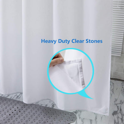 bath Plastic Shower Curtain Shower Curtain Hooks Rings