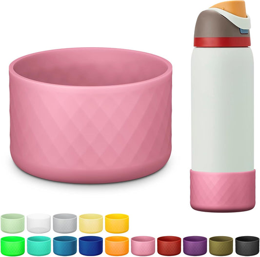 Silicone Boot for Owala Water Bottle 24 Oz 32 Oz 40 Oz, Anti-Slip Protective Sleeve for Freesip/Twist/Flip Stainless Steel Water Bottles Accessories