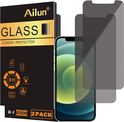 2 Pack Screen Protector Compatible for Iphone 12[6.1 Inch] + 2 Pack Camera Lens Protector and Privacy Screen Protector Compatible for Iphone 12/Iphone 12 Pro 2020 6.1 Inch 2 Pack