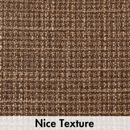 Burlap Linen Throw Pillow Covers 18X18 Inch Set of 2 Brown Decorative Pillows Modern Farmhouse Pillowcases Soft Accent Cushion Covers for Outdoor Couch Sofa Bedroom Livingroom Home Decor
