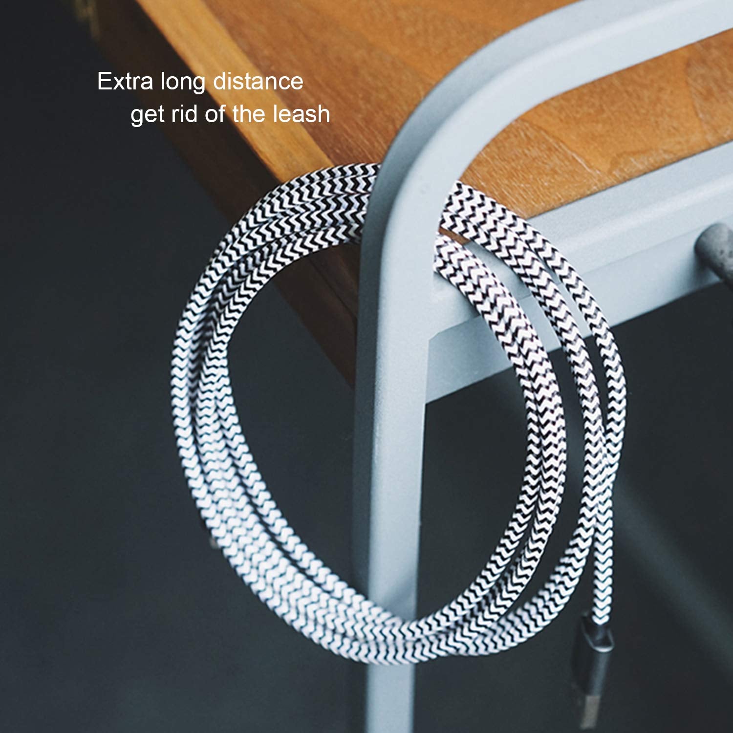 Micro USB Cable,[10Ft3Pack], High Speed 2.0 USB a Male to Micro USB Sync & Charging Nylon Braided Cable for Android Smartphone Tablets Wall and Car Charger Connection[Silver&Blackwhite]