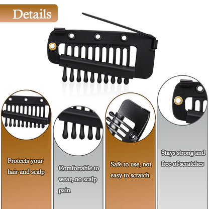 Chunni Clips with Safety Pins,8 PCS Strong Chunni Grip Dupatta Setting Clips Indian for Woman （Mixed Colors）