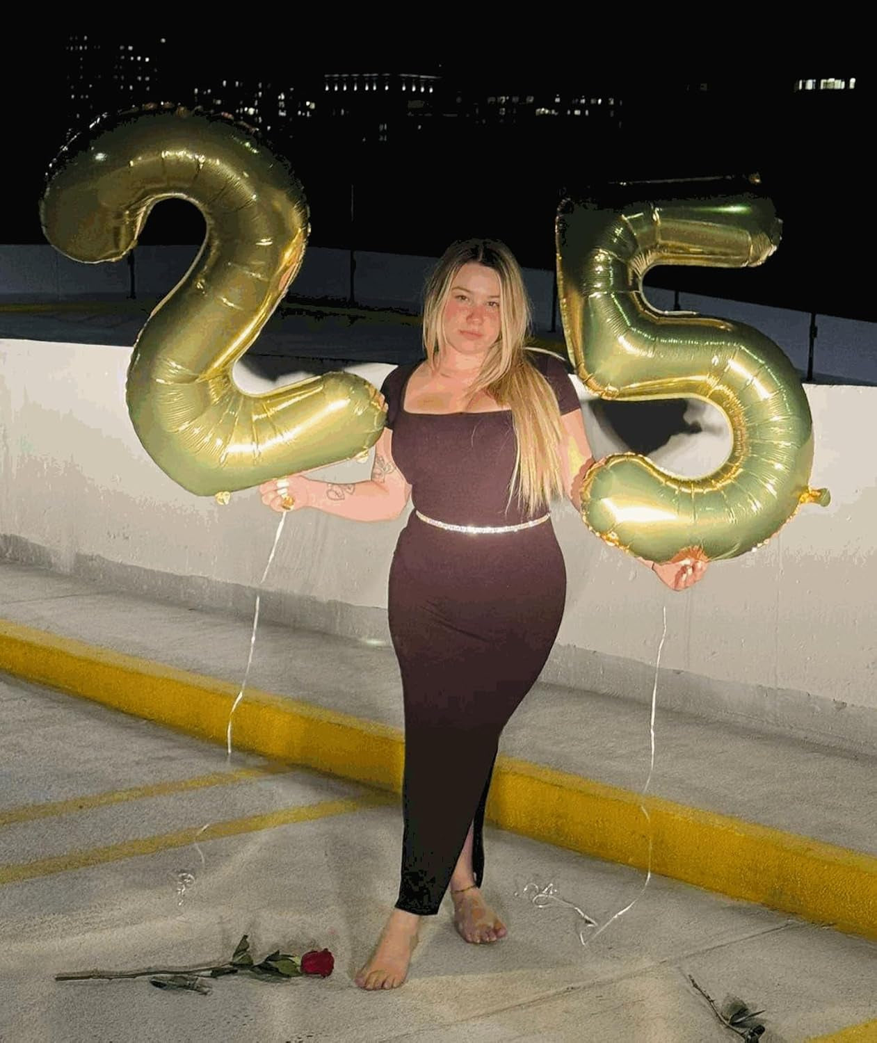 1 Balloon - Champagne Gold Birthday Number Balloons, 40 Inch Large Foil Balloons for Men Women Boys Girls Champagne Gold Themed Birthday Decorations