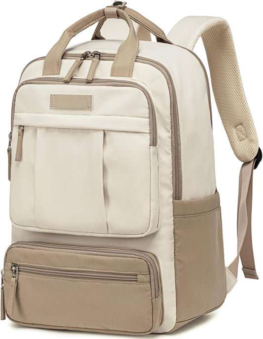 Laptop Backpack for Women Water Resistant Carry on Backpack Work Business Travel Bookbag Fashion College Schoolbag Fits 15.6 Inch Laptop Bag