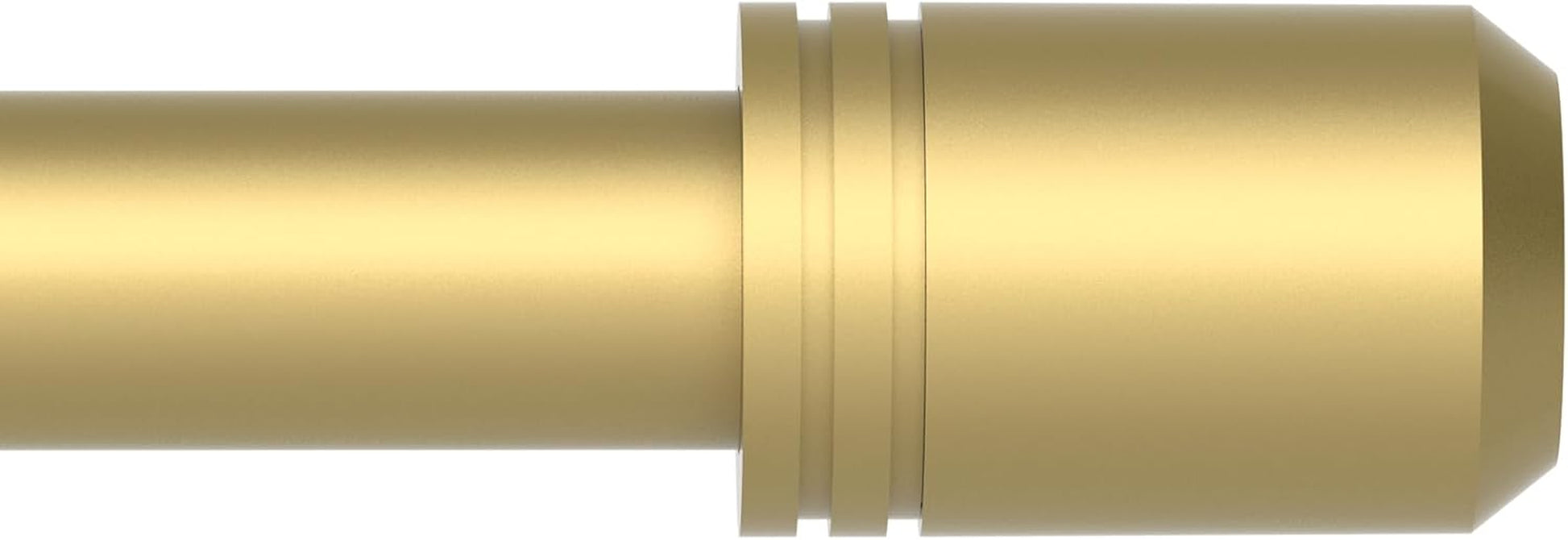 Curtain Rods for Windows 28 to 48-60 Inches, 5/8 Inch Gold Adjustable Small Curtain Rod Set with Brackets for Bedroom Living Room