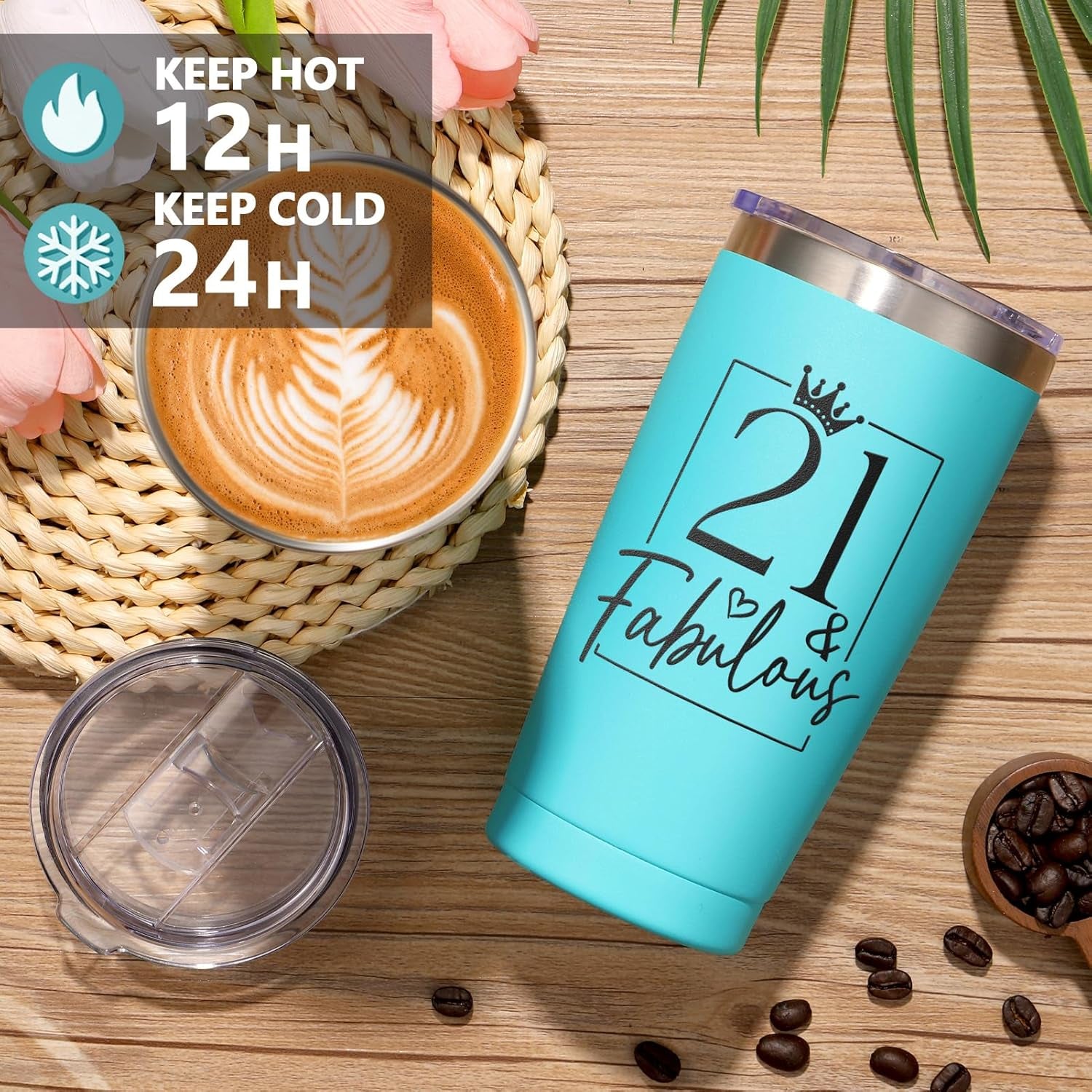 21St Birthday Gifts for Her Women, Cool Fabulous Gifts for 21 Year Old Female Best 21 Year Old Birthday Gifts Ideas Happy 21St Birthday Gifts Baskets for Women Her Sister Friends Daughter Girlfriend