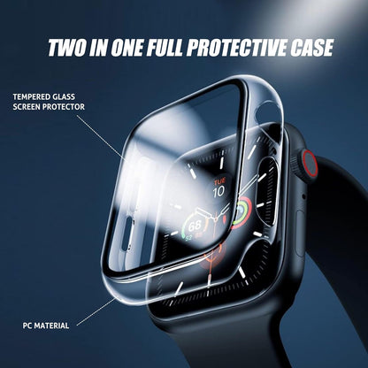 Camera Lens Protector for Iphone 13 Pro 6.1" ＆ Iphone 13 Pro Max 6.7", Apple Watch Series 6 SE Series 5 Series 4 [40Mm] Screen Protector,Hard PC Case [2 Pack][Clear]