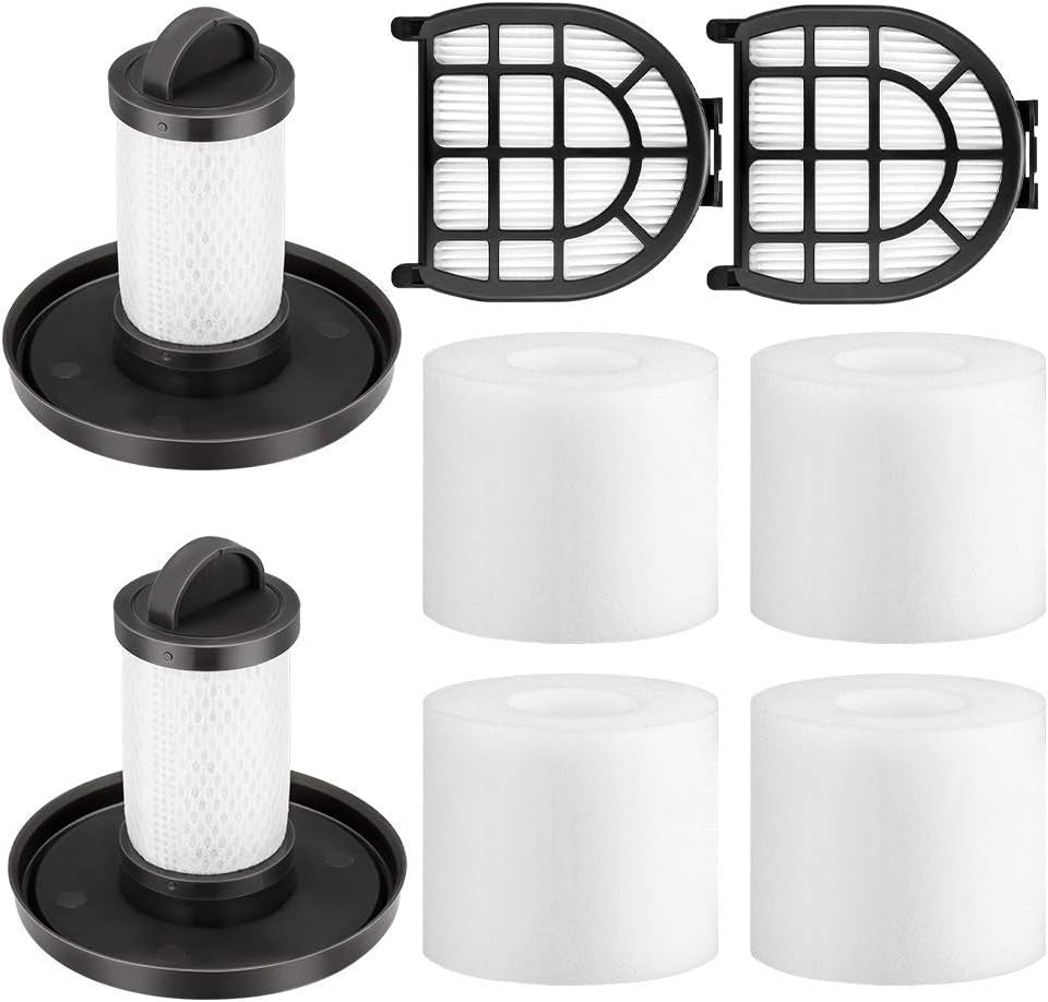 Shark LZ601 Replacement Filters for Shark APEX Uplight Lift-Away Duoclean Stick Vacuum Models LZ600, LZ601, LZ602, LZ602C, Compatible with Part # XFFLZ600 (4+2+2)