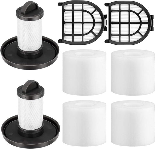 Shark LZ601 Replacement Filters for Shark APEX Uplight Lift-Away Duoclean Stick Vacuum Models LZ600, LZ601, LZ602, LZ602C, Compatible with Part # XFFLZ600 (4+2+2)