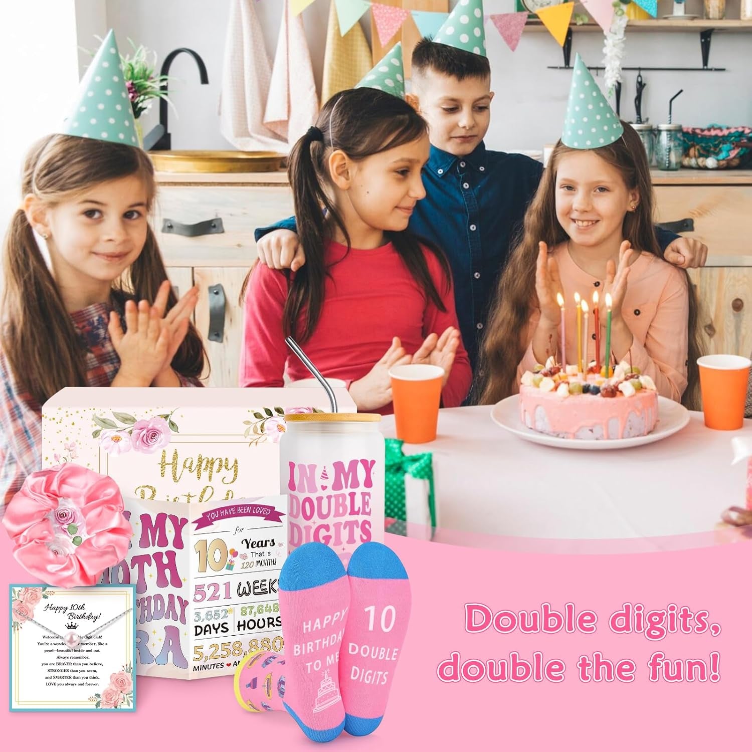 10 Year Old Girl Birthday Gifts, Gifts for 10 Year Old Girls, Best Cool 10Th Double Digits Birthday Gift Ideas, 10Th Birthday Decorations Presents for 10 Yr Old Girl