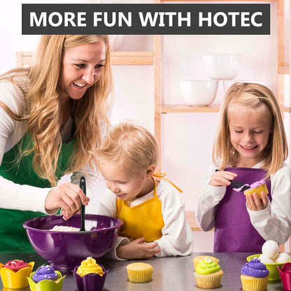 600℉ Heat Resistant Bpa-Free Silicone Rubber Spatula Set,Kitchen Cooking Spatulas, Baking, Mixing for Non Stick Cookware, Dishwasher Safe, Black Set of 5