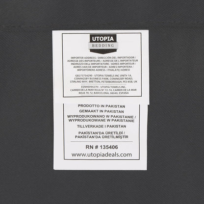 Blackout Curtains for Bedroom, Grommet Window Curtains 63 Inch Length 2 Panels Thermal Insulated Drapes for Living Room (Grey, 42W X 63L Inches)