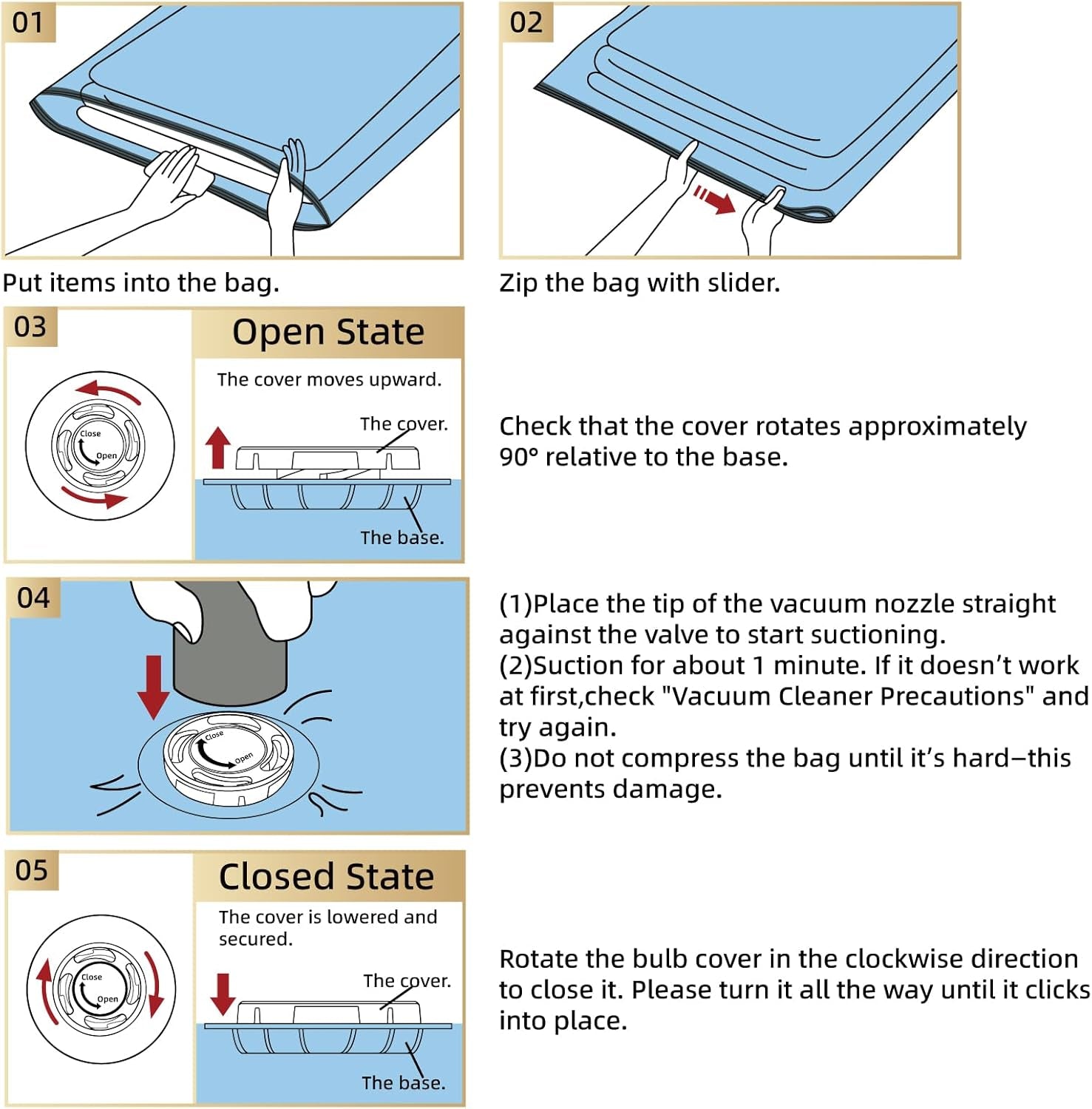 4 Pack Vacuum Storage Bags, Jumbo Vacuum Seal Bags for Clothing (40X31 Inch), Space Saver for Bulky Bedding, Comforters, Blankets, Pillows, Large Closet Organization and Storage