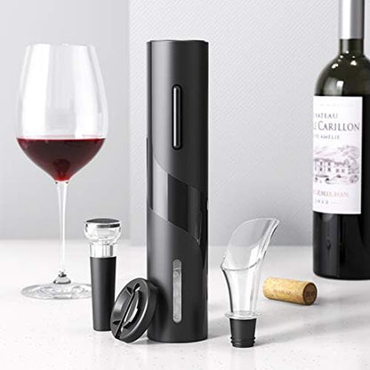 Electric Wine Bottle Opener, 4 Pack Battery Operated, Easy to Use, Perfect for Home, Restaurants & Travel, Wine Lovers & Host