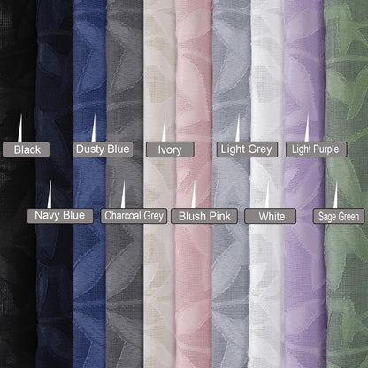 Sage Green Sheer Curtains 84 Inches Long 2 Panels Set, Light Filtering Soft Airy Leaf Elegant Sheer Curtains for Bedroom Living Room, 42Wx84L Inches, 2 Panels