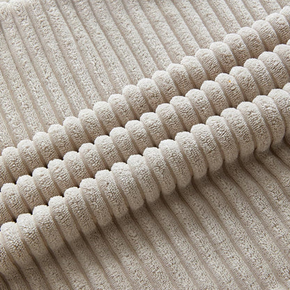 Set of 2 Taupe Boho Lumbar Rectangle Decorative Throw Pillow Covers 12X20 Inch with Diagonally Pattern for Couch Bed Sofa, Soft Corduroy Accent Modern Farmhouse Home Decorations 30X50 Cm