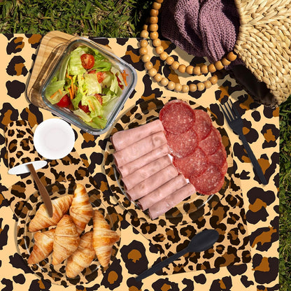 176 Pcs Cheetah Print Plates and Napkins Party Supplies, Leopard Print Birthday Decorations Tableware, Plate, Cup, Napkin, Safari Animal Leopard Theme Birthday Baby Shower Party Supplies