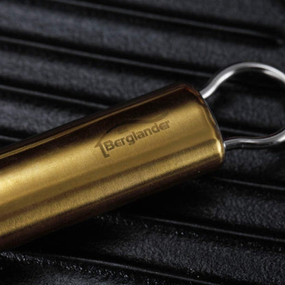 Gold Stainless Steel Whisk Set - 3-Piece (8", 10", 12") with Titanium Plating for Cooking and Baking