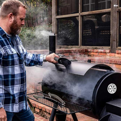 2-Piece Stainless Steel BBQ Grill Smoker Exhaust Vent Damper Set for Airflow Adjustment and Smoke Control, Replacement Parts JMUS20243414