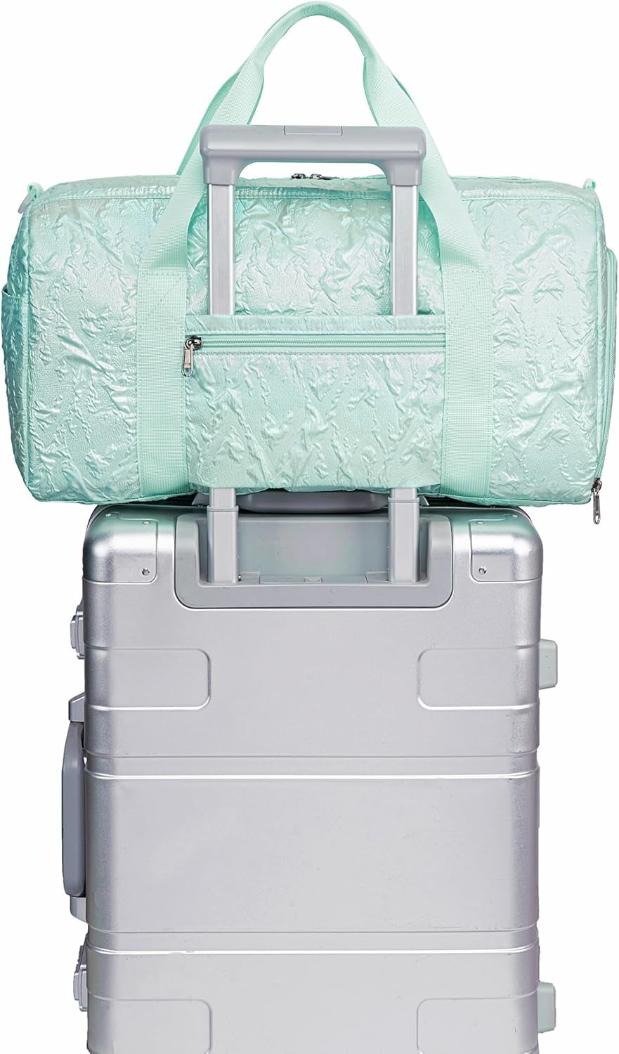 Duffle Bag Girls Kids Cute Gym Bag with Shoes Compartment & Wet Separation Waterproof Sports Overnight Travel Bag