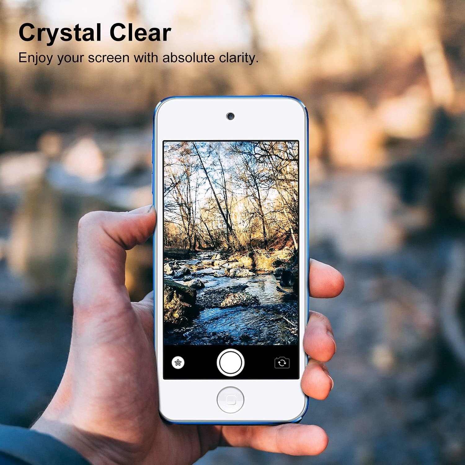 [4 Pack] [Tempered Glass] Screen Protector Compatible Ipod Touch 7G 2019 6G 5G (7Th 6Th 5Th Generation), 0.2Mm Ultra Thin 9H Hardness 2.5D round Edge