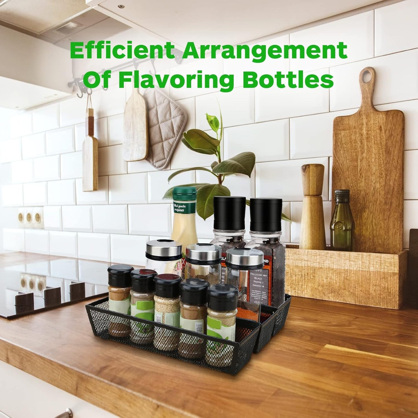 Premium Silverware Drawer Organizer Set - 6-Pack Kitchen Utensil Organizers with Interlocking Arms for Large Drawers (9.6 x 3 x 2 Inches)