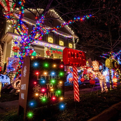 600 LED Solar Christmas Lights Outdoor Waterproof, 206.7 Ft Solar String Lights Outdoor, 8 Modes Tree Light for outside Yard Patio Christmas Decorations