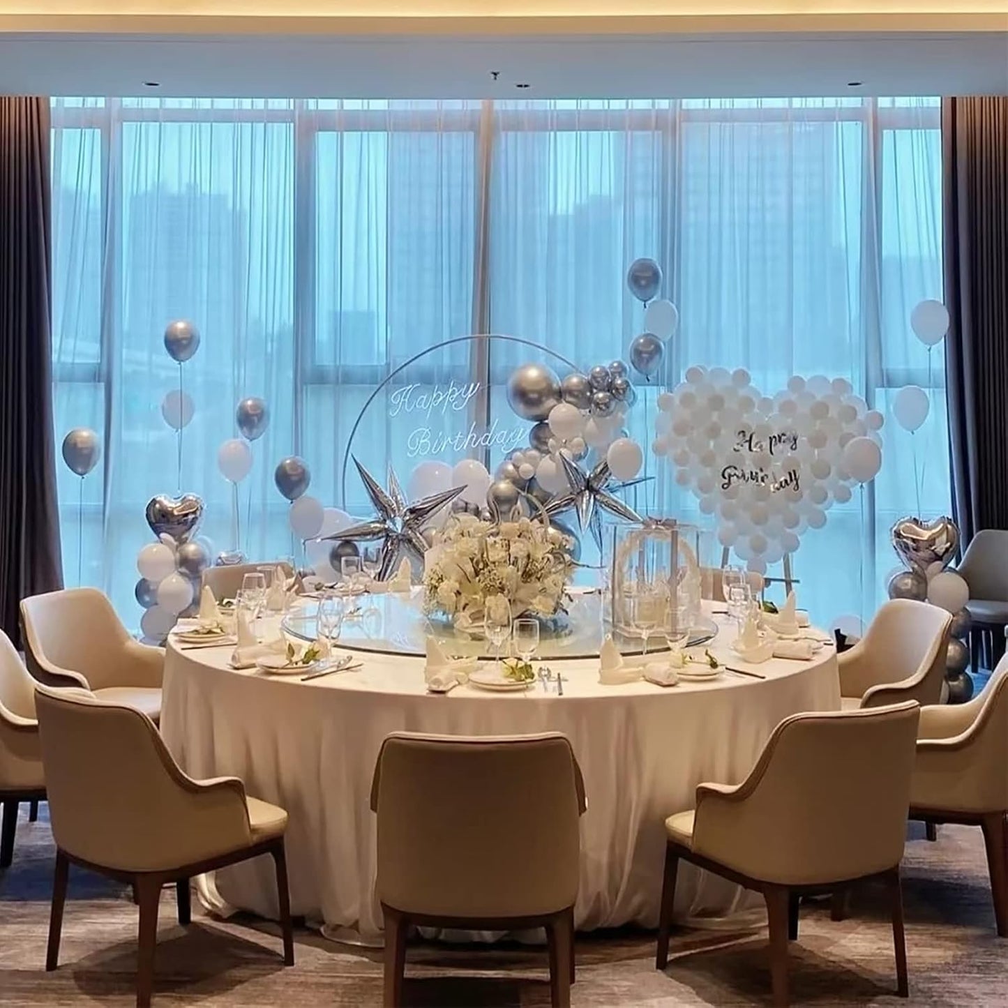 2 Packs White round Tablecloth 70 Inches White Polyester Table Cloths Circle Stain and Wrinkle Resistant Tablecloths for round Tables Washable Fabric Table Covers for Wedding Banquet Parties