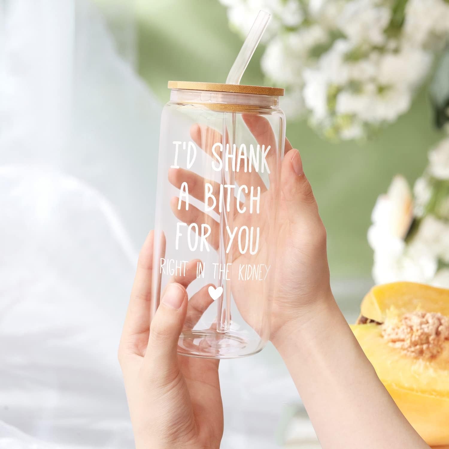 Birthday Gifts for Women Best Friends, Sisters Gifts from Sister, Friendship Gift for Women, Unique Birthday Gift for Friends Female Sister BFF, Bestie - 18 Oz Can Glass