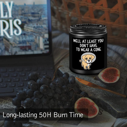 Get Well Soon Gifts for Men, Funny Gift for Him after Surgery, Feel Better Cheer up Inspirational, Sandalwood Candles for Friends Dad Brother Coworker